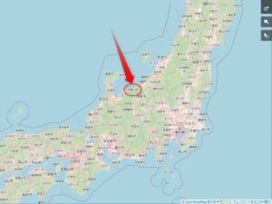 新潟県糸魚川市の地図